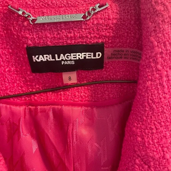 Karl Lagerfeld Vibrant Pink Blazer